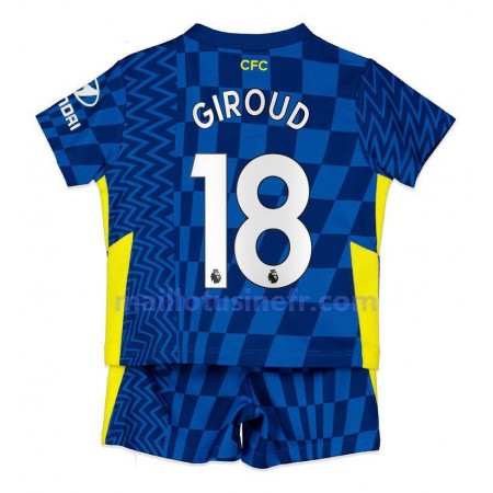 Maillot de Foot Chelsea Olivier Giroud 18 Domicile 2021-22 - Enfant